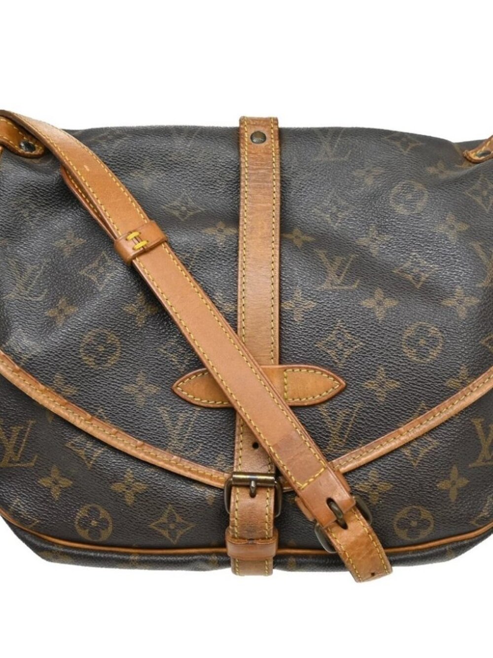 LOUIS VUITTON MONOGRAM SAUMUR 30 MESSENGER BAG